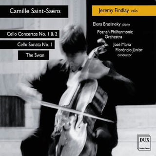 the album cover for Saint-Saens / Findlay / Poznan Philharmonic Orch - Cello Works