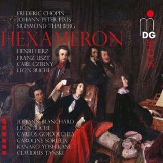 the album cover for Liszt / Tanski / Claudius / Blanchard - Hexameron