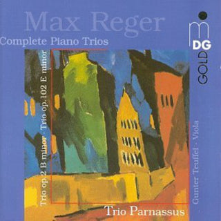the album cover for M. REGER - Complete Piano Trios