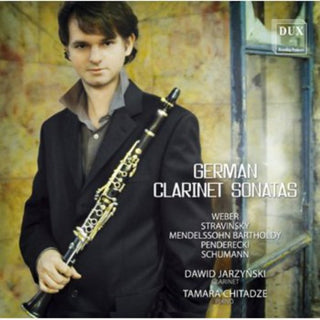 the album cover for Weber / Jarzynski / Chitadze - German Clarinet Sonatas