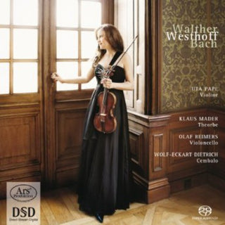 the album cover for Uta Pape - Works for Violin