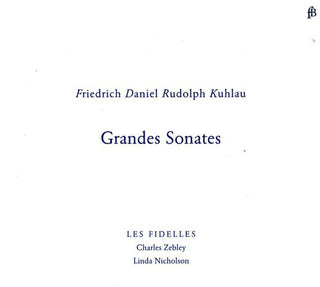 the album cover for Charles Zebley - Grandes Sonates