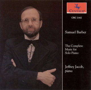 the album cover for Jeffrey Jacob - Music for Solo Piano