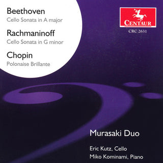 the album cover for Beethoven / Rachmaninoff / Chopin / Murasaki Duo - Cello Sonatas / Polonaise Brillante