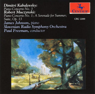 the album cover for Kabalevsky / Johnson / Slovenian Rso - Piano Concerto 3