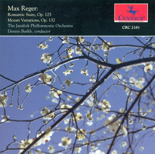 the album cover for Reger / Burkh / Janacek Philharmoni - Romantic Suite