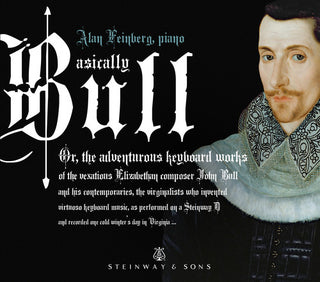 the album cover for Alan Feinberg - Basically Bull: Adventurous Keyboard Works