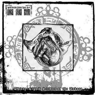 the album cover for Haeresiarchs Of Dis - Thirty-Eighth Sermon of the Unborn