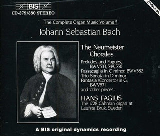 the album cover for HANS FAGIUS - Complete Organ Music 5