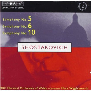 the album cover for Mark Wigglesworth - Symphony Nos 5 6 & 10