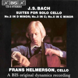 the album cover for Frans Helmserson - Suites for Solo Cello 2, 3 & 5