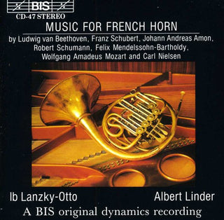 the album cover for Ib Lanzky-Otto - Music for French Horn