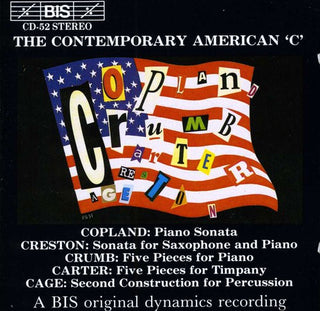 the album cover for Copland / Creston / Crumb / Carter / Cage - American Composers