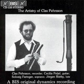 the album cover for CLAS PEHRSSON - Works for Recorder