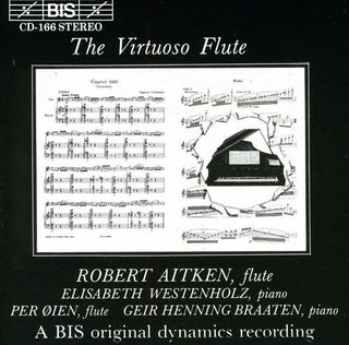 the album cover for Elisabeth Westenholz - Virtuoso Flute / Various