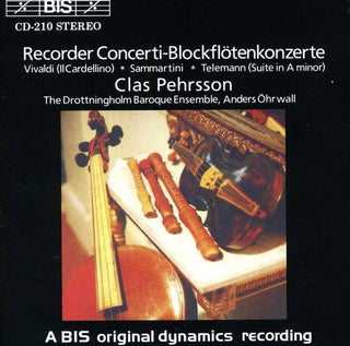the album cover for CLAS PEHRSSON - Recorder Concerti / Suite