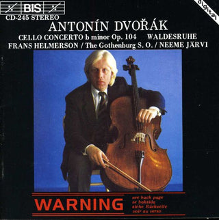the album cover for FRANS HELMERSON - Cello Concerto B minor Op104