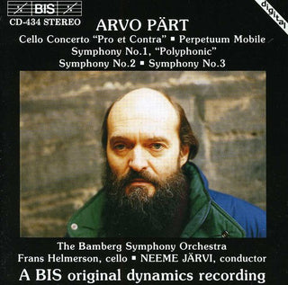 the album cover for Neeme JÃ¤rvi - 3 Symphonies / Cello Concertos