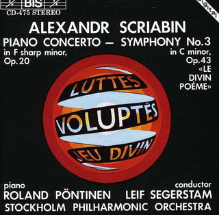the album cover for ROLAND PONTINEN - Piano Concerto / Symphony 3 "Divine Poem"