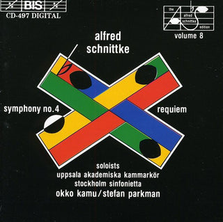 the album cover for Mikael Bellini - Symphony 4 / Requiem