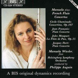 the album cover for MANUELA WIESLER - Concertino Op 107 / Flute Concerto
