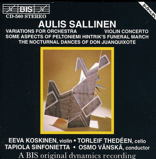 the album cover for Osmo Vanska - Variations for Orchestra Op8