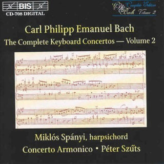 the album cover for Miklos Spanyi - Keyboard Concertos 2