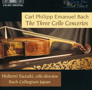 the album cover for Hidemi Suzuki - 3 Cello Cti: WQ.170; WQ.171; WQ.172