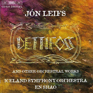 the album cover for En Shao - Dettifoss / Cto for Organ Op.7 / Vars Op.8