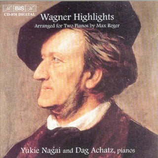 the album cover for Dag Achatz - Arr Reger Highlights on Two Pianos