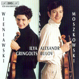 the album cover for Ilya Gringolts - Etiudy-Kaprysy Op 18 for Two Violins
