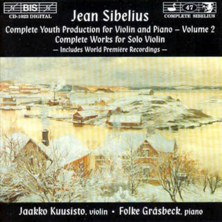 the album cover for Jaakko Kuusisto - Complete Youth Production for Violin & Piano 2