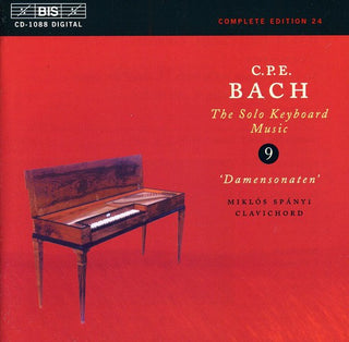 the album cover for Miklos Spanyi - Complete Keyboard Works 9