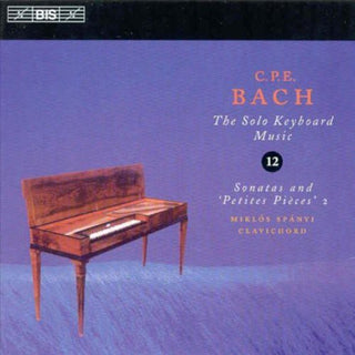 the album cover for Miklos Spanyi - Complete Solo Keyboard Music 12
