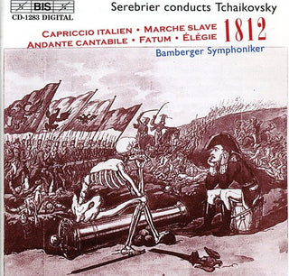 the album cover for Bamberg Symphony Orchestra - Fatum Symphonic Fantasia / Elego / Marche Slave