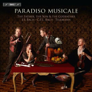 the album cover for Paradiso Musicale - Father the Son & the Godfather: 2X Bach & Telemann