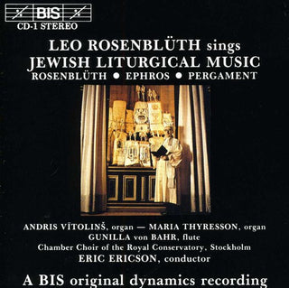 the album cover for Leo Rosenbluth - Comtemporary Jewish Liturgical Music