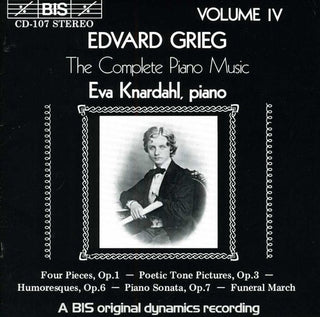 the album cover for Eva Knardahl - 4 Pieces Opus 1 / Poetic Tone Pieces