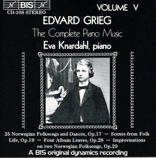 the album cover for Eva Knardahl - 25 Norwegian Folk Songs Opus 17