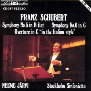 the album cover for Neeme JÃ¤rvi - Symphonies 5 & 6 / Overture in Italian Style