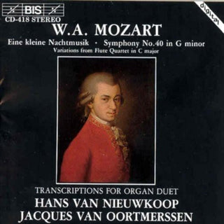 the album cover for Hans Van Nieuwkoop - Eine Kleine Nachtmusik