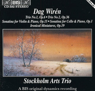 the album cover for Stockholm Arts Trio - Trios 1 & 2 / Sonatinas / Ironical Miniatures