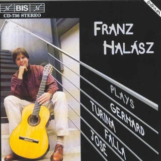 the album cover for Franz Halasz - Spanish Music for Guitar