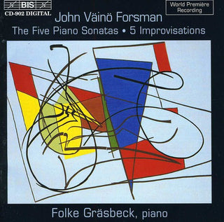 the album cover for Folke Grasbeck - Five Piano Sonatas