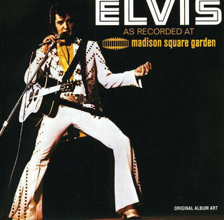the album cover for Elvis Presley - Elvis As Recorded Live at Madison Square Garden