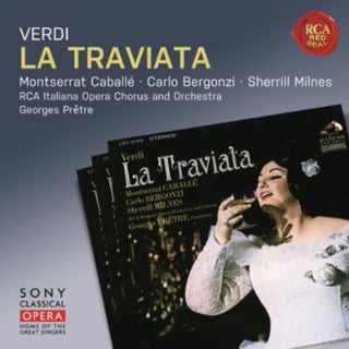 the album cover for Verdi / Georges Pretre - La Traviata