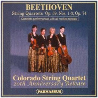 the album cover for The Colorado String Quartet - Quartets: 20th Anniversary Release