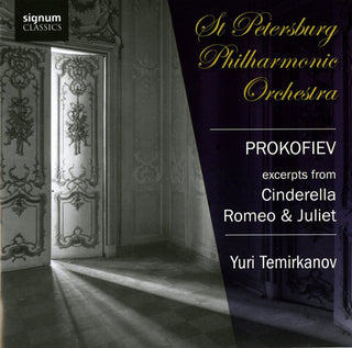 the album cover for Yuri Temirkanov - Suites from Cinderella / Romeo & Juliet (HLTS)