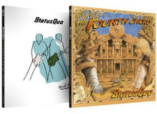 the album cover for Status Quo - In Search of the Fourth Chord/Quid Pro Quo