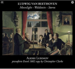 the album cover for Alexei Lubimov - Moonlight Waldstein Storm